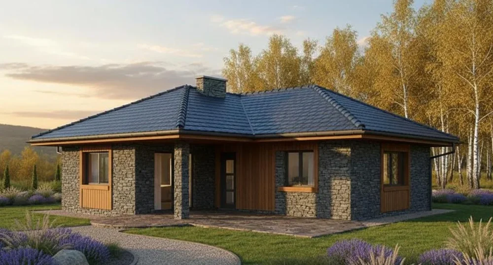 Проект Одноэтажный дом 11 на 10, 69 м2