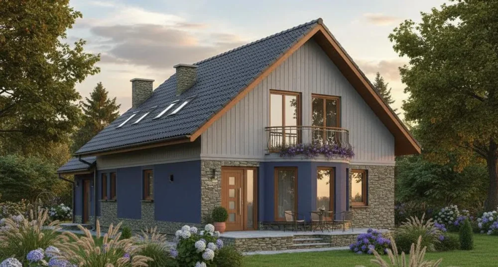 Проект Двухэтажный дом 20 на 9, 235 м2