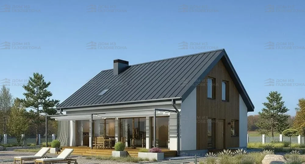 Проект Двухэтажный дом 14 на 14, 204 м2