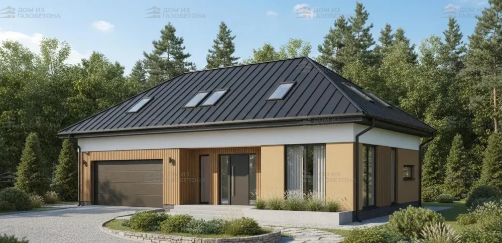 Проект Двухэтажный дом 10 на 17, 205 м2